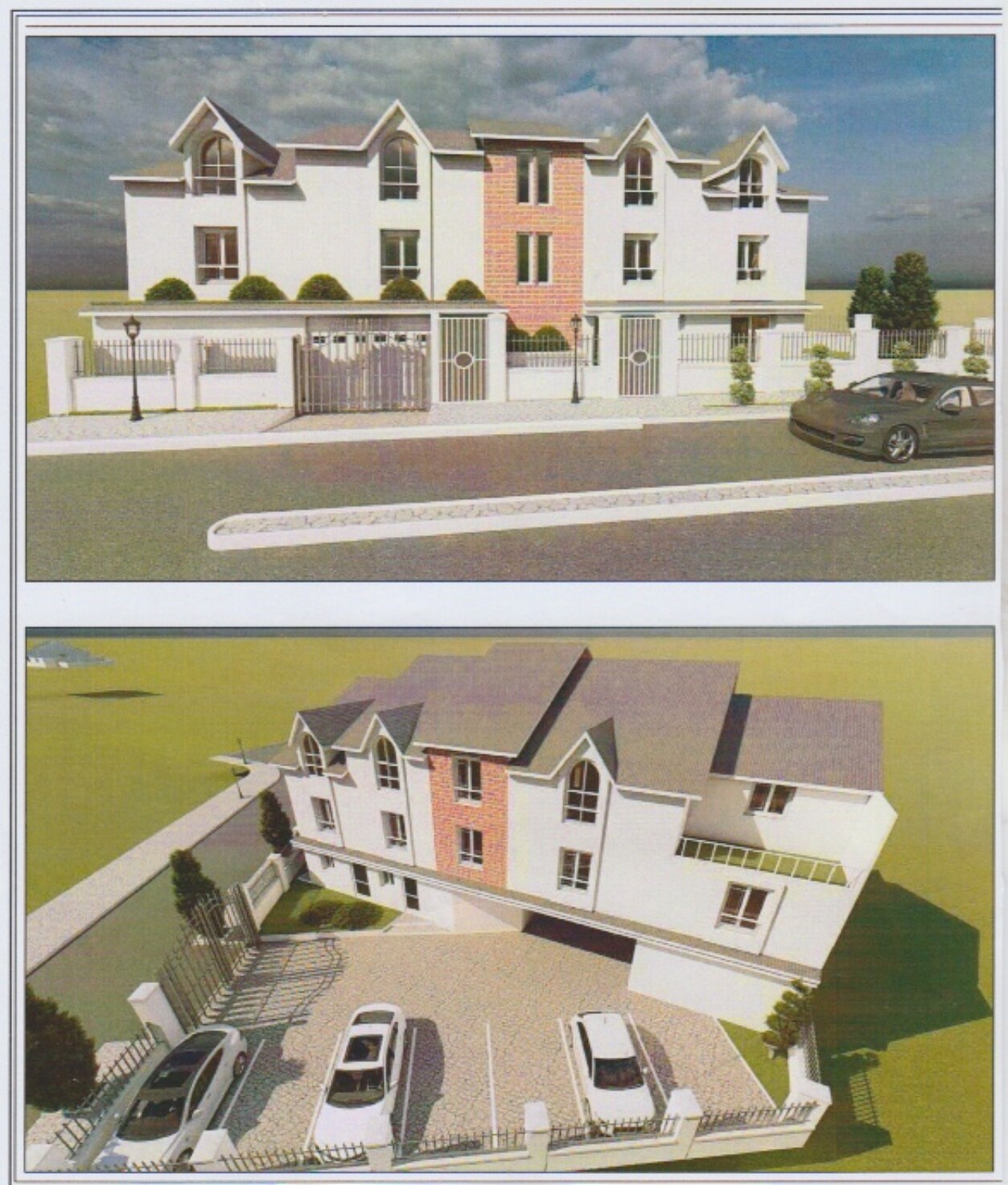 Vues architecturales de la Résidence Le Mozart